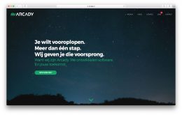 Arcady nieuwe webcopy door Marc schrijft