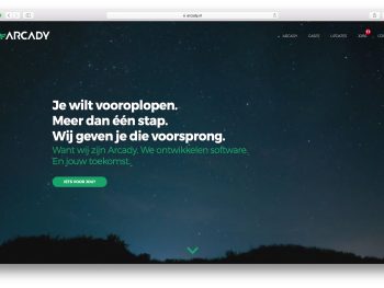 Arcady nieuwe webcopy door Marc schrijft